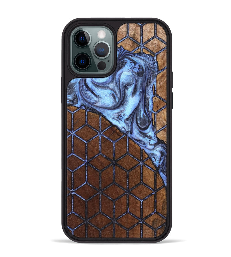 iPhone 12 Pro Max Wood Phone Case - Kylian (Pattern, 827004)