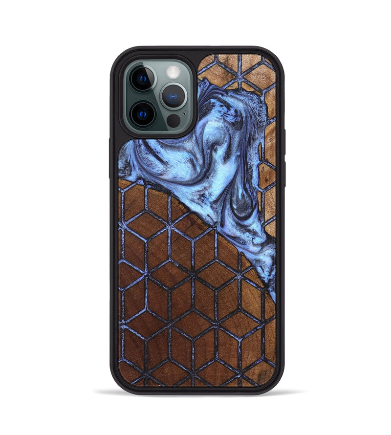 iPhone 12 Pro Wood Phone Case - Kylian (Pattern, 827004)