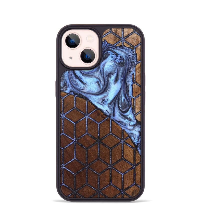 iPhone 14 Wood Phone Case - Kylian (Pattern, 827004)