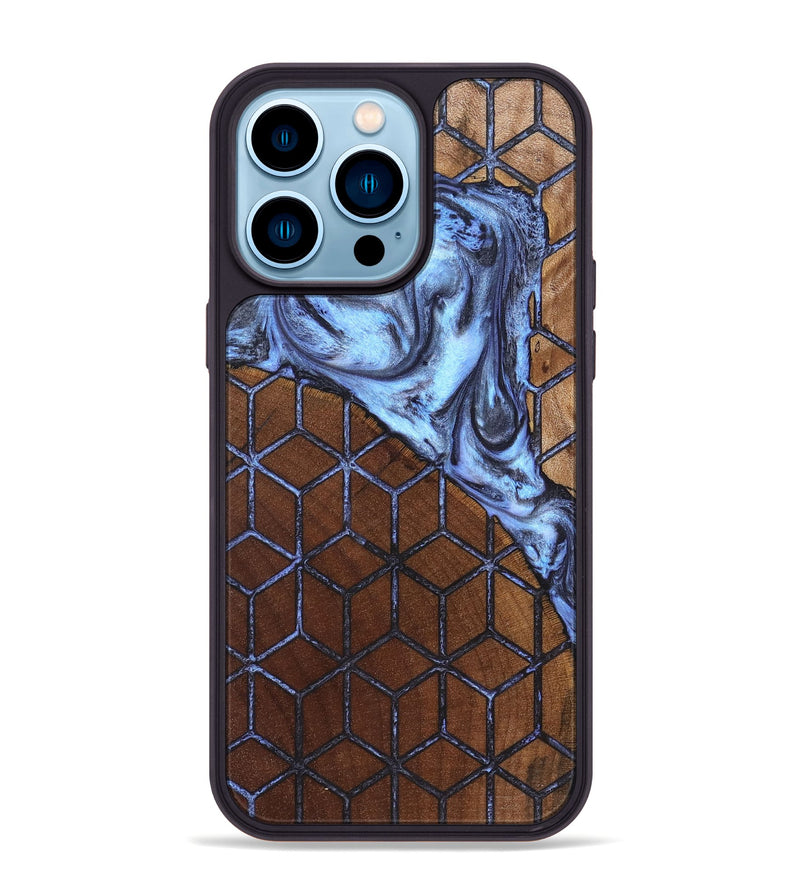 iPhone 14 Pro Max Wood Phone Case - Kylian (Pattern, 827004)