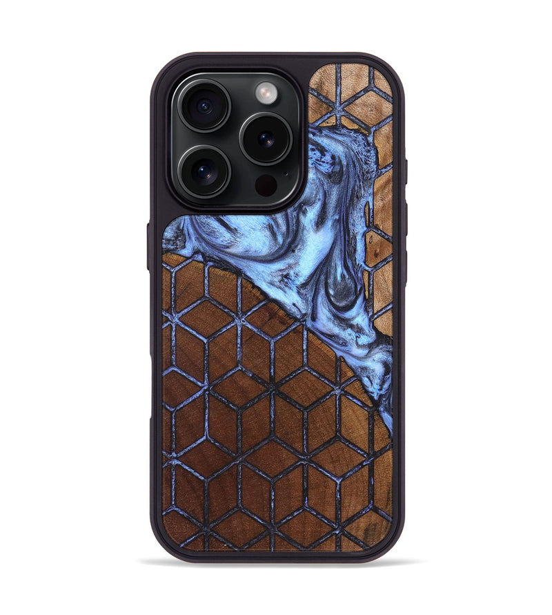iPhone 16 Pro Wood Phone Case - Kylian (Pattern, 827004)