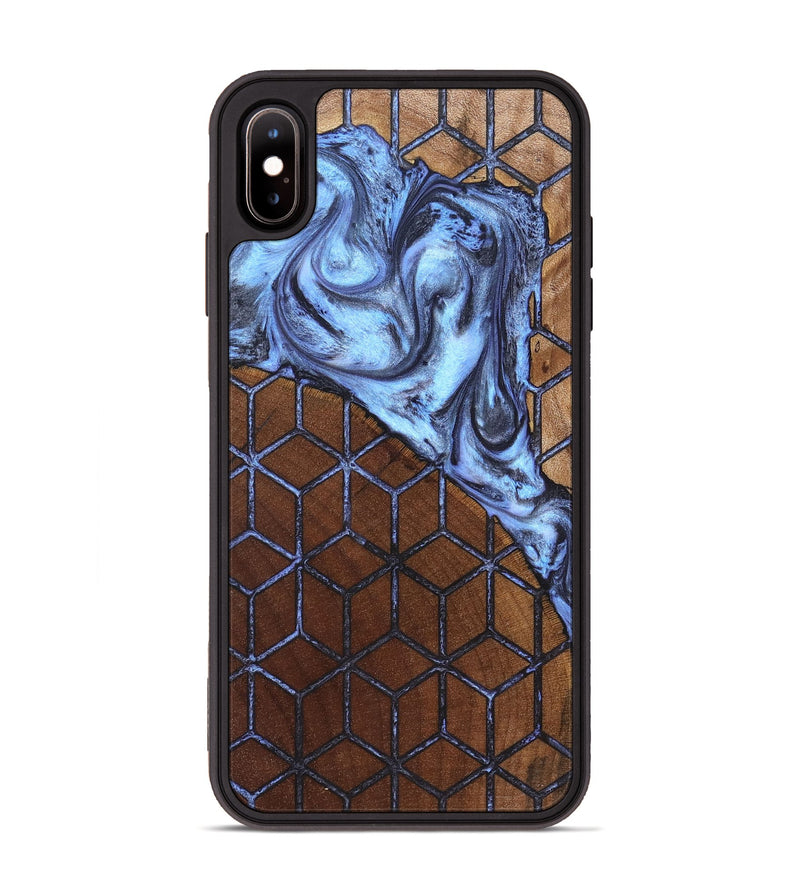 iPhone Xs Max Wood Phone Case - Kylian (Pattern, 827004)