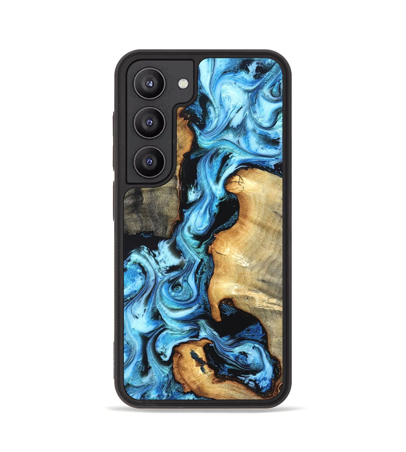 Galaxy S23 Wood Phone Case - Zackary (Blue, 827006)