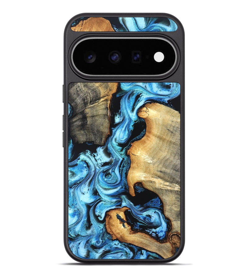 Pixel 11 Pro XL Wood Phone Case - Zackary (Blue, 827006)