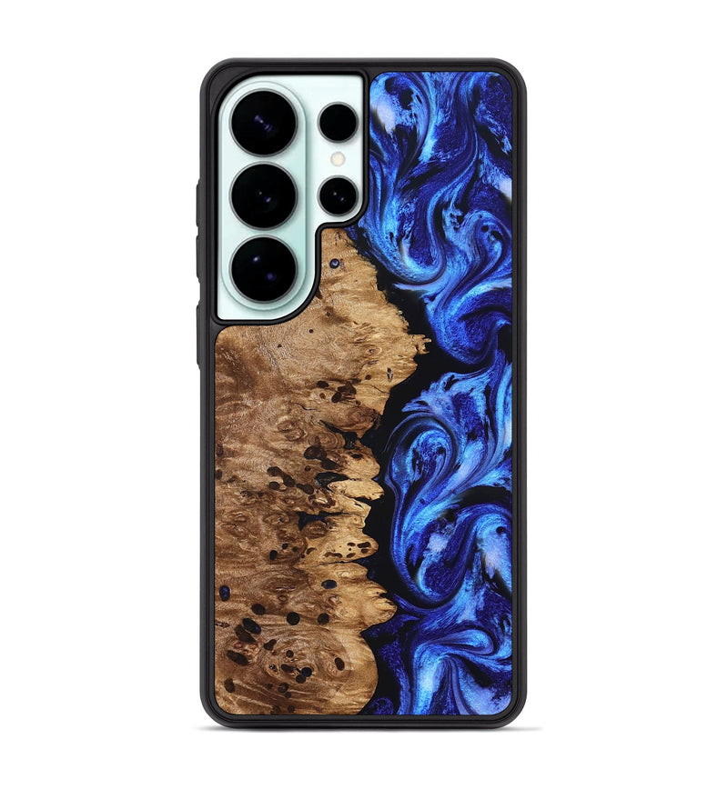 Galaxy S26 Ultra Wood Phone Case - Love (Blue, 827007)