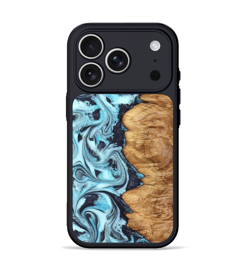 iPhone 17 Pro Wood Phone Case - Marvel (Blue, 827009)