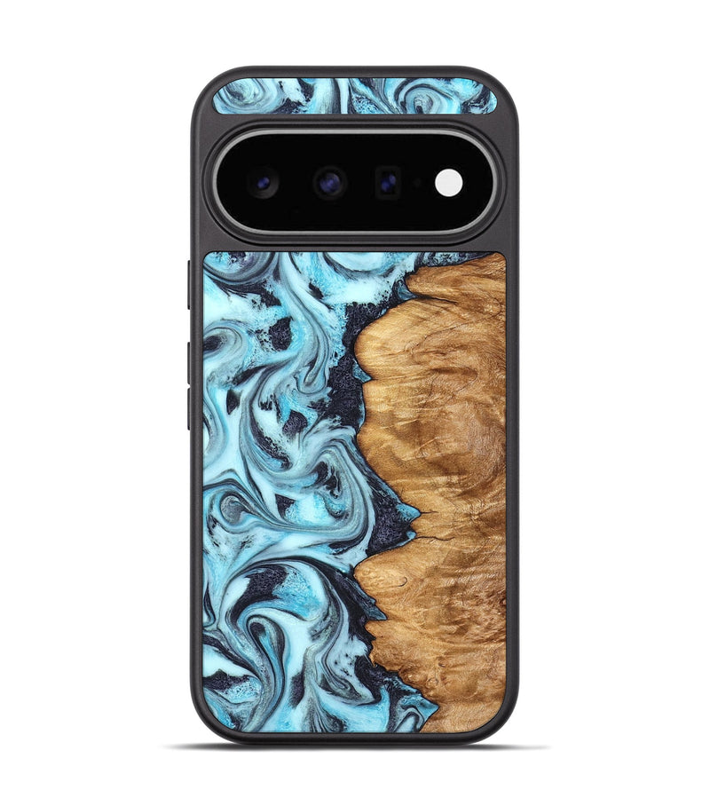 Pixel 11 Wood Phone Case - Marvel (Blue, 827009)