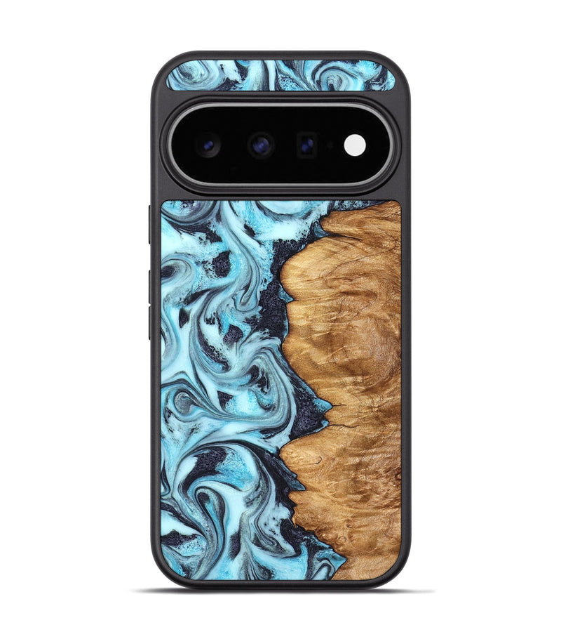 Pixel 11 Pro Wood Phone Case - Marvel (Blue, 827009)