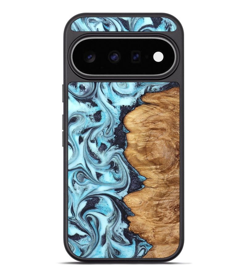 Pixel 11 Pro XL Wood Phone Case - Marvel (Blue, 827009)