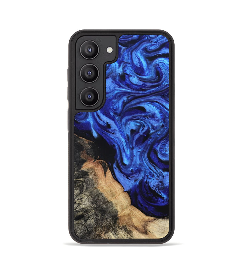 Galaxy S23 Wood Phone Case - Melba (Blue, 827010)