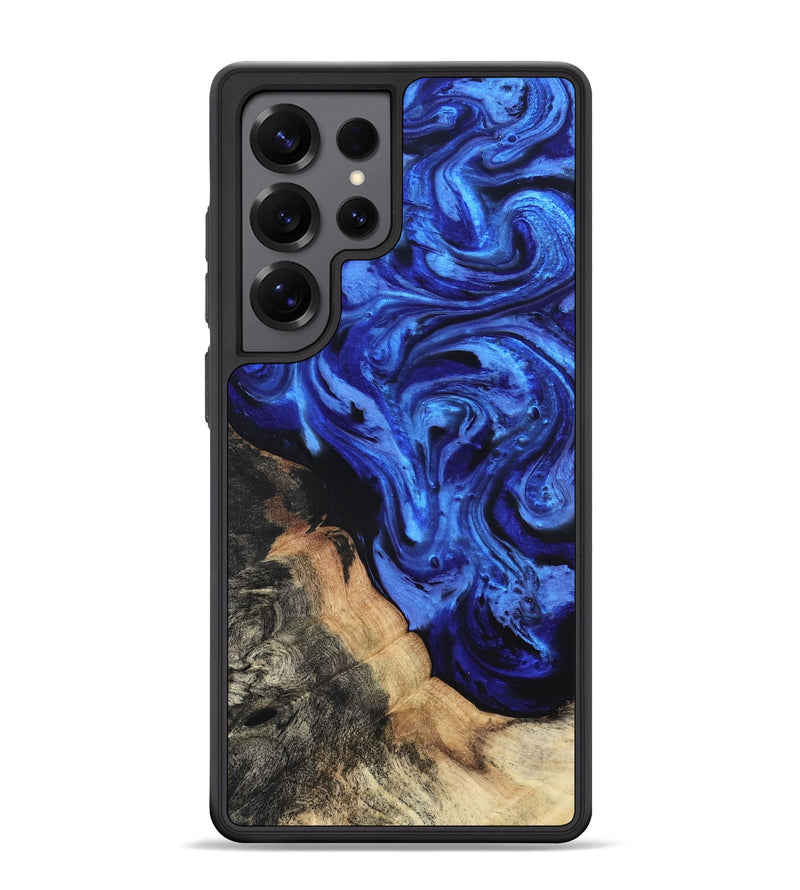 Galaxy S25 Ultra Wood Phone Case - Melba (Blue, 827010)