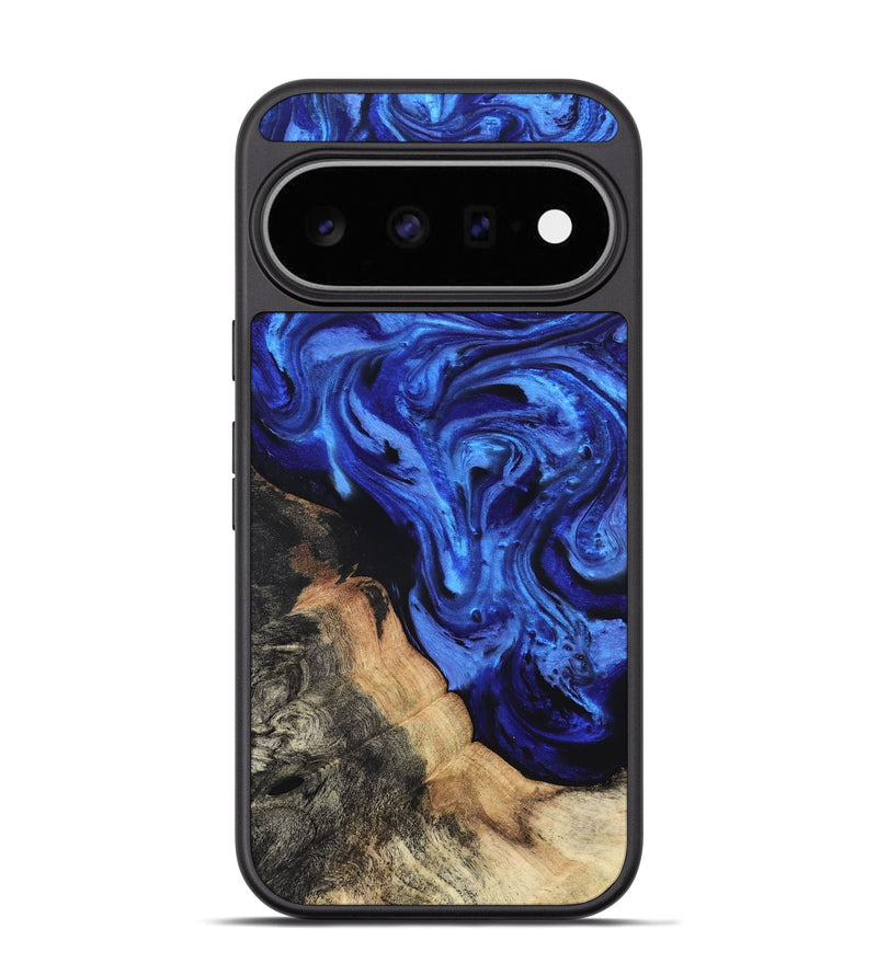 Pixel 11 Pro Wood Phone Case - Melba (Blue, 827010)