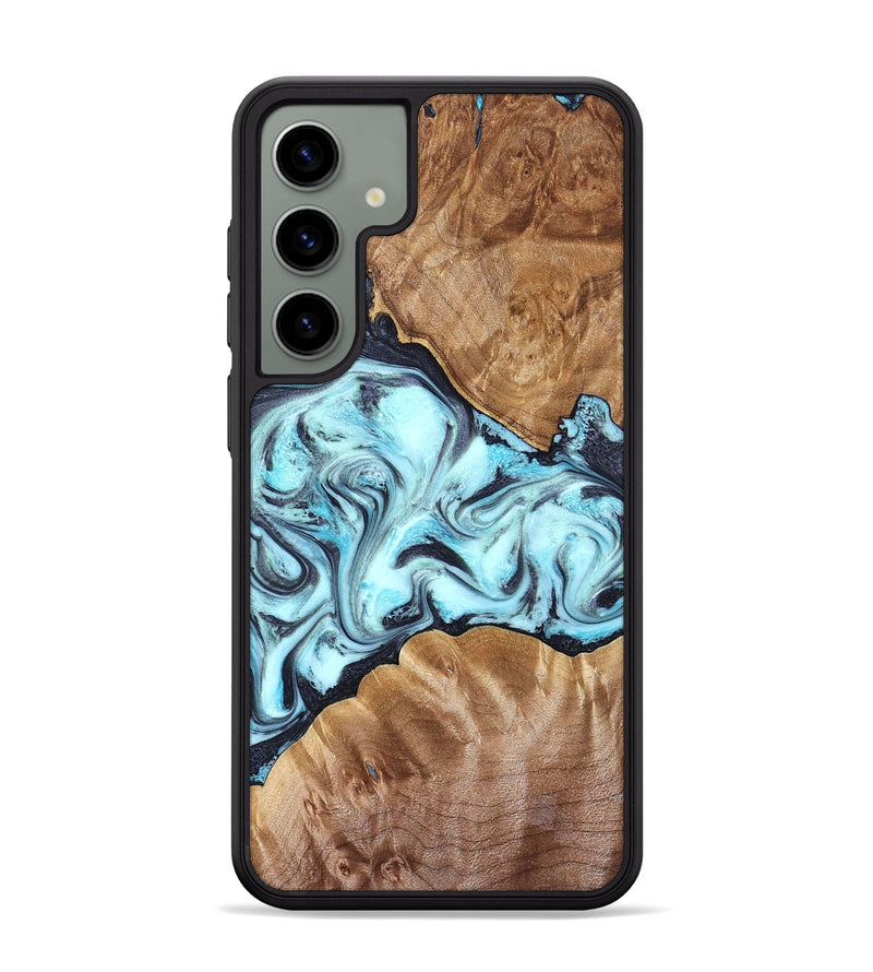 Galaxy S24 Plus Wood Phone Case - Hershel (Blue, 827012)
