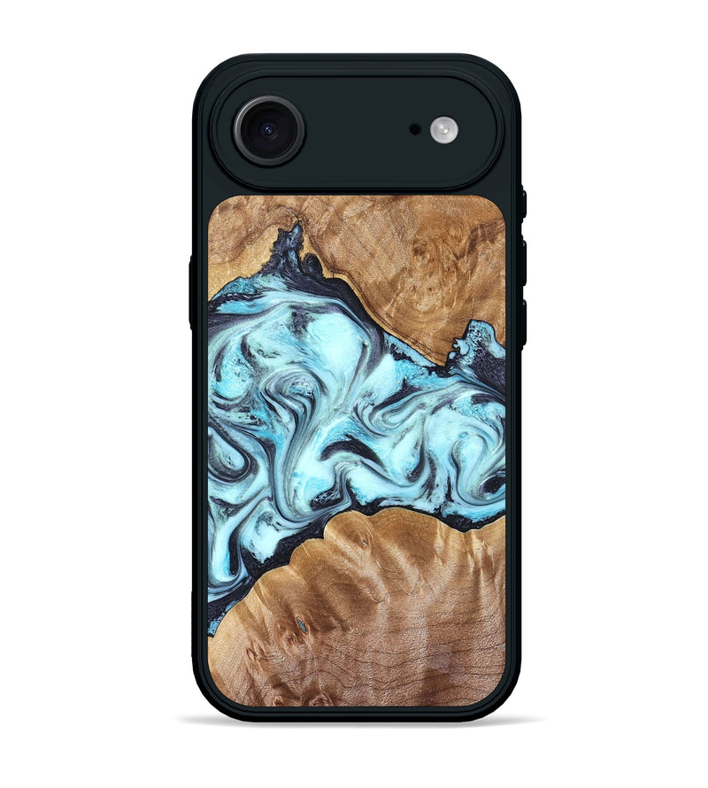 iPhone 17 Air Wood Phone Case - Hershel (Blue, 827012)