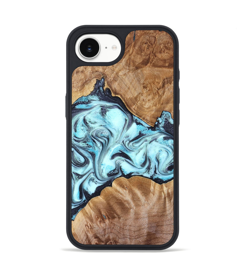 iPhone 17e Wood Phone Case - Hershel (Blue, 827012)