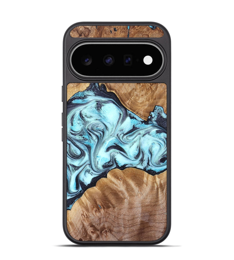 Pixel 11 Wood Phone Case - Hershel (Blue, 827012)