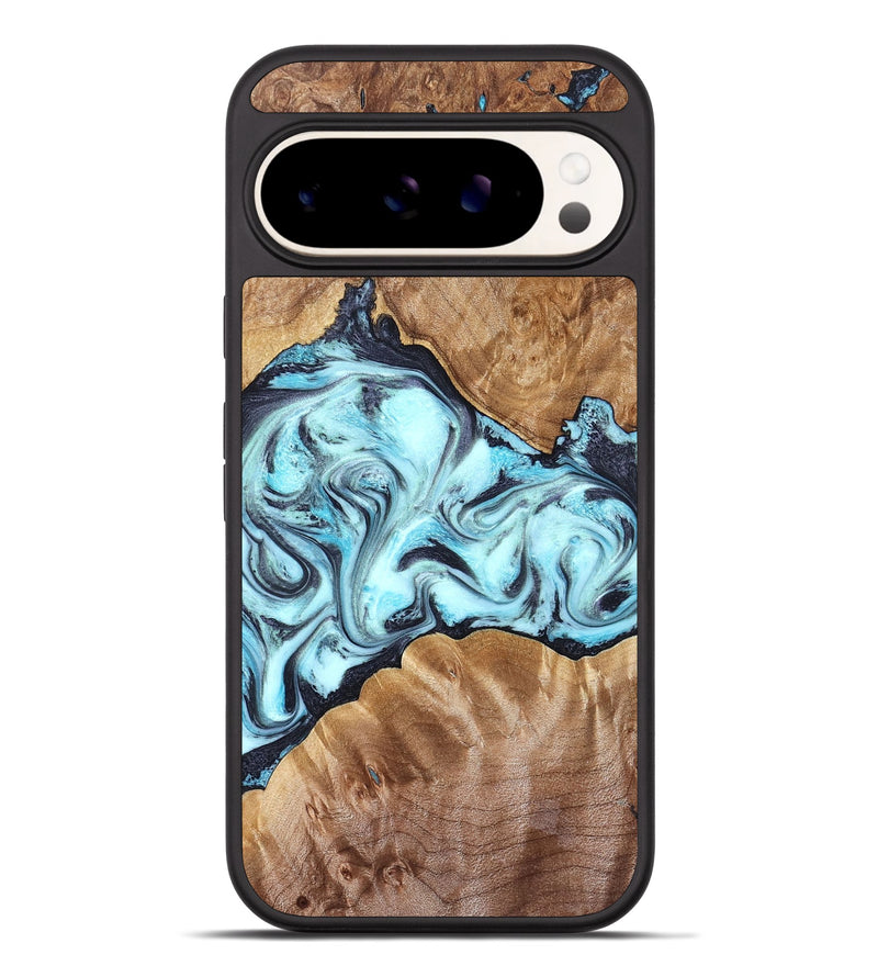 Pixel 9 Pro XL Wood Phone Case - Hershel (Blue, 827012)