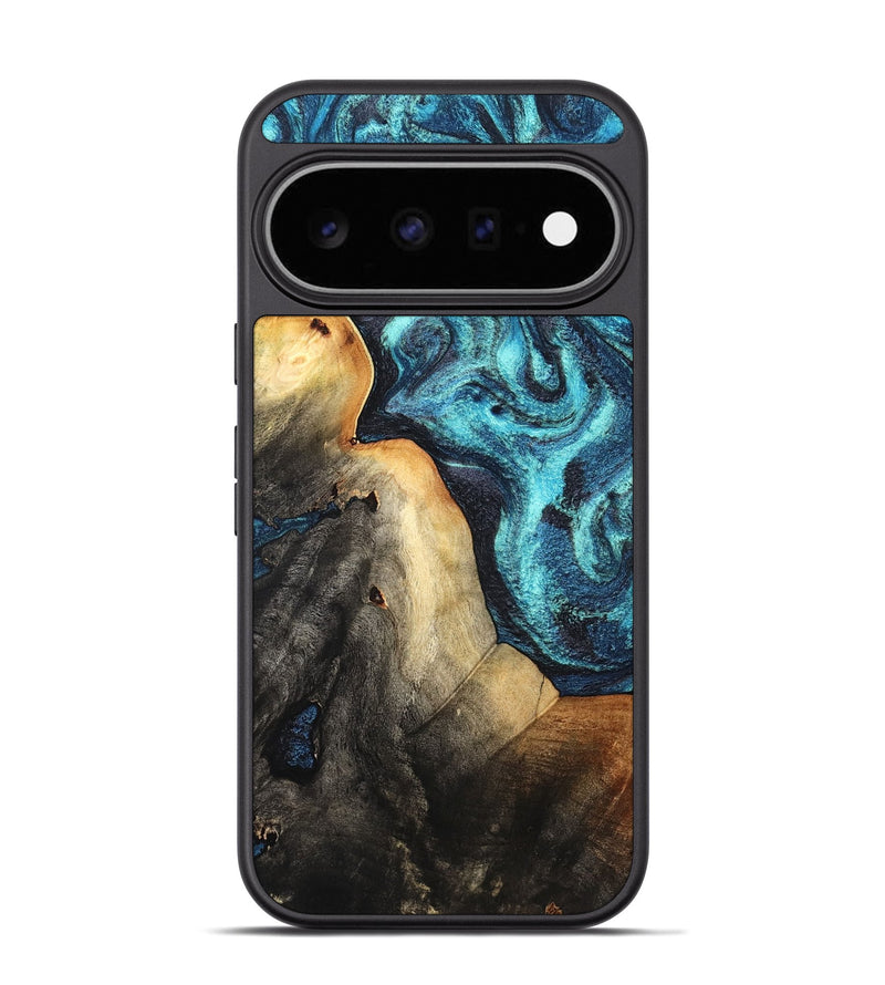 Pixel 11 Pro Wood Phone Case - Rolland (Blue, 827014)