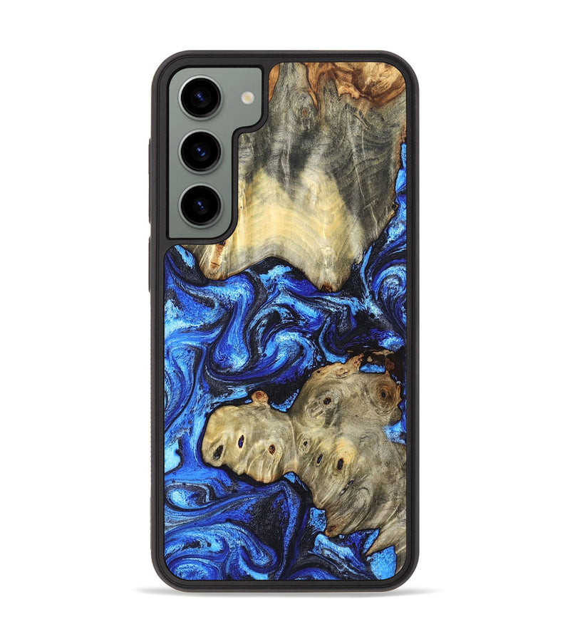 Galaxy S23 Plus Wood Phone Case - Sondra (Blue, 827015)