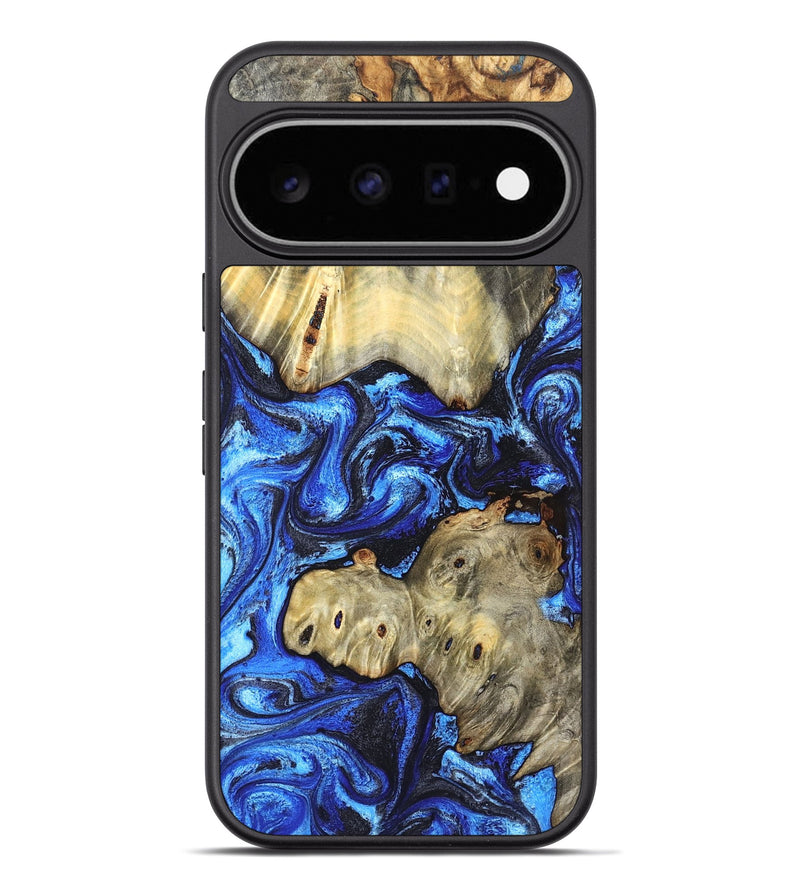 Pixel 11 Pro XL Wood Phone Case - Sondra (Blue, 827015)