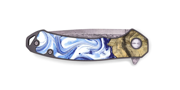 EDC Wood Pocket Knife - Estevan (Blue, 827017)