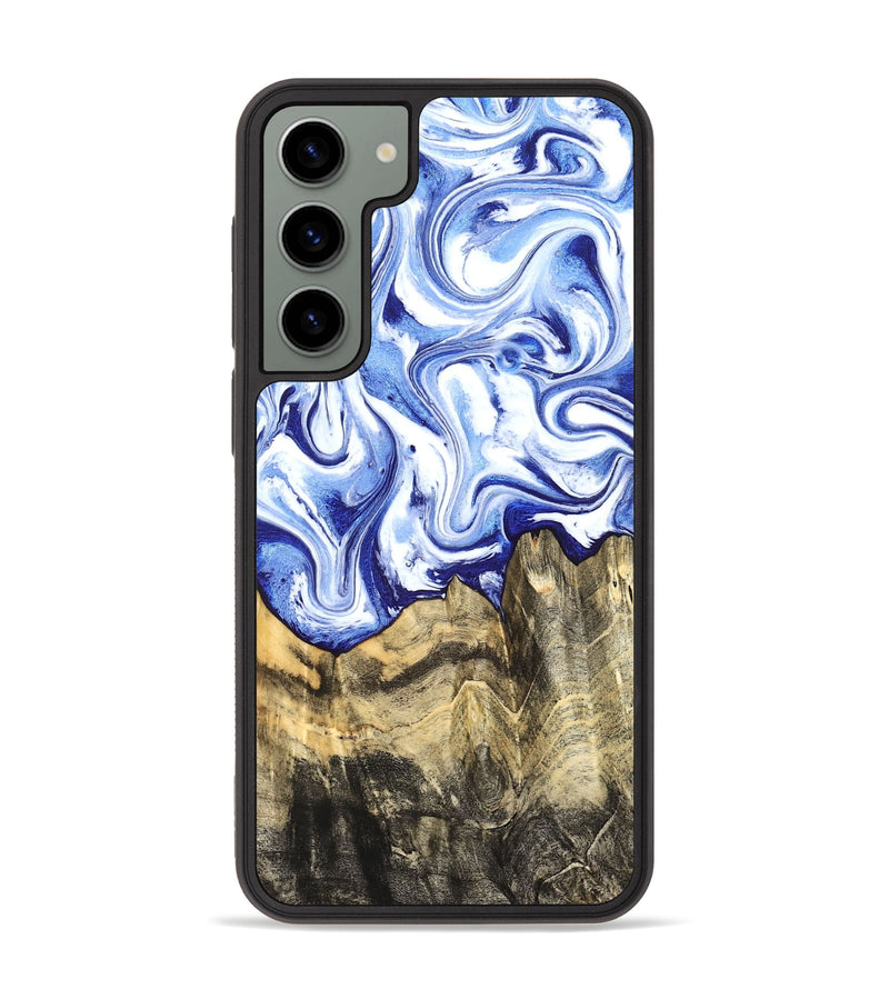 Galaxy S23 Plus Wood Phone Case - Estevan (Blue, 827017)