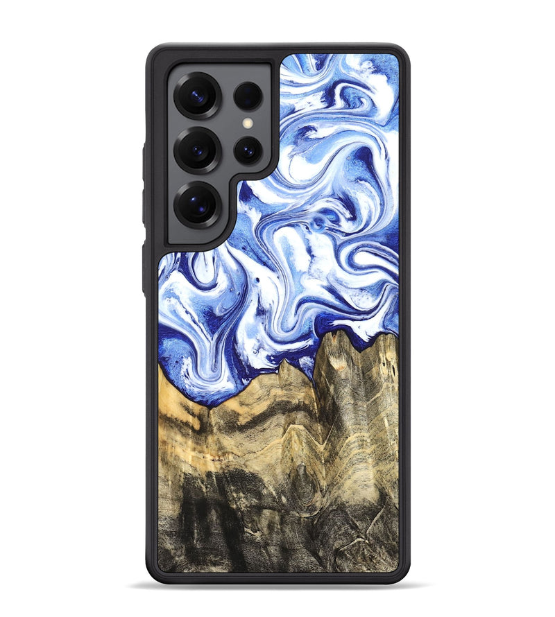 Galaxy S25 Ultra Wood Phone Case - Estevan (Blue, 827017)