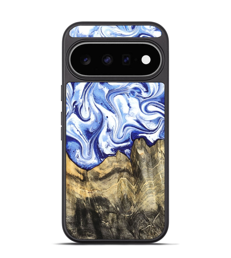 Pixel 11 Wood Phone Case - Estevan (Blue, 827017)