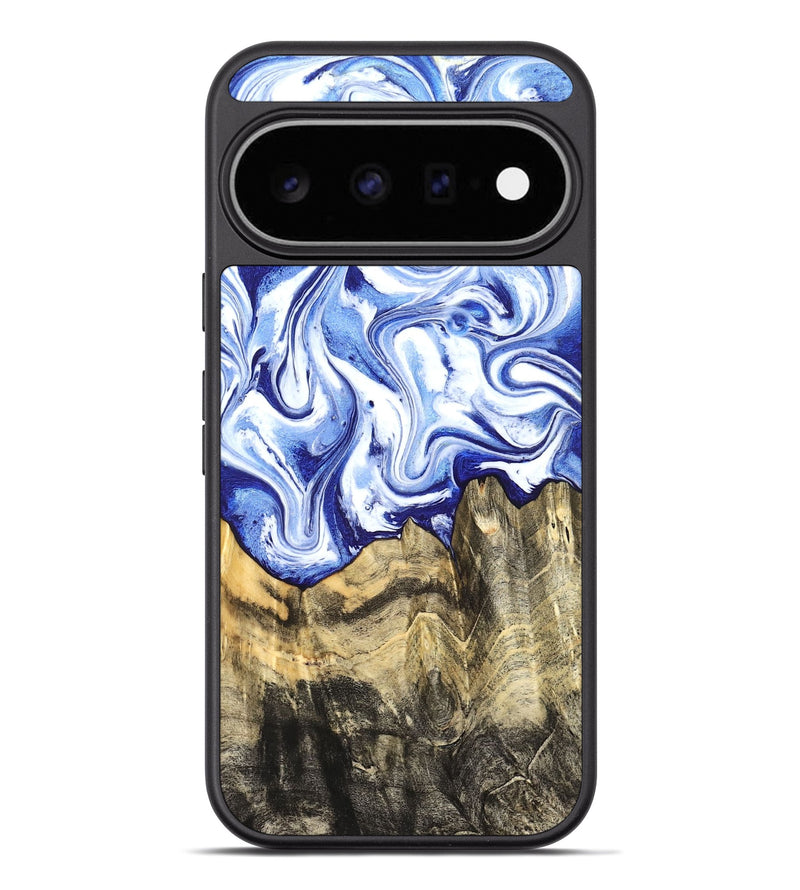 Pixel 11 Pro XL Wood Phone Case - Estevan (Blue, 827017)