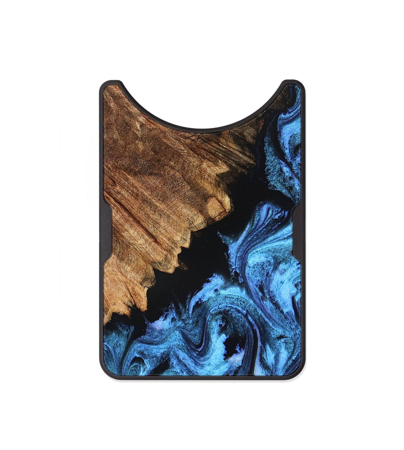 Alloy Wood Wallet - Nikita (Blue, 827019)