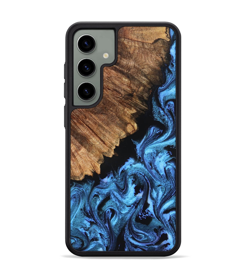 Galaxy S24 Plus Wood Phone Case - Nikita (Blue, 827019)