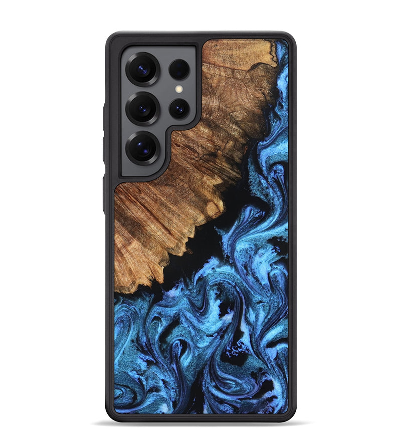 Galaxy S25 Ultra Wood Phone Case - Nikita (Blue, 827019)