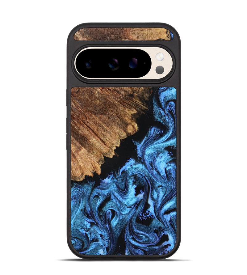 Pixel 10 Wood Phone Case - Nikita (Blue, 827019)