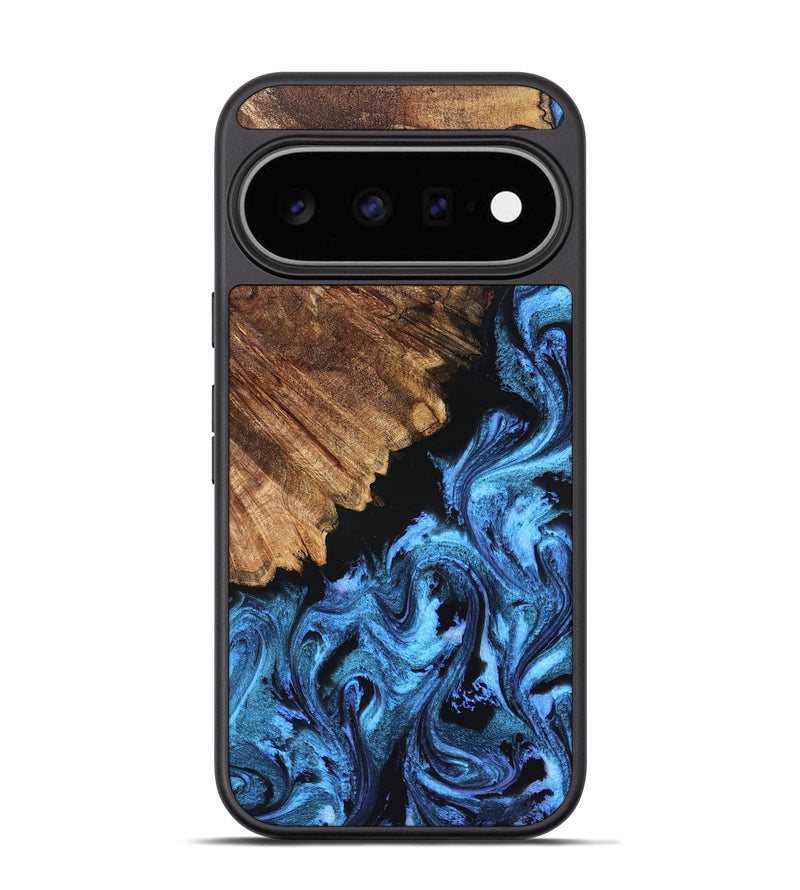 Pixel 11 Pro Wood Phone Case - Nikita (Blue, 827019)
