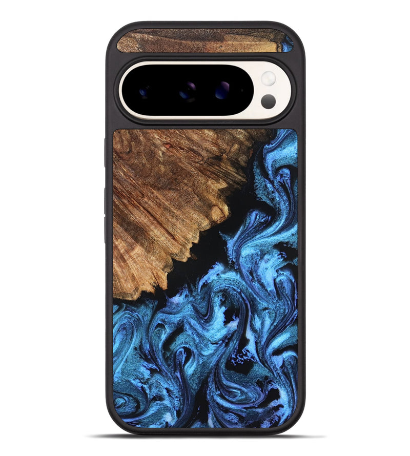 Pixel 9 Pro XL Wood Phone Case - Nikita (Blue, 827019)