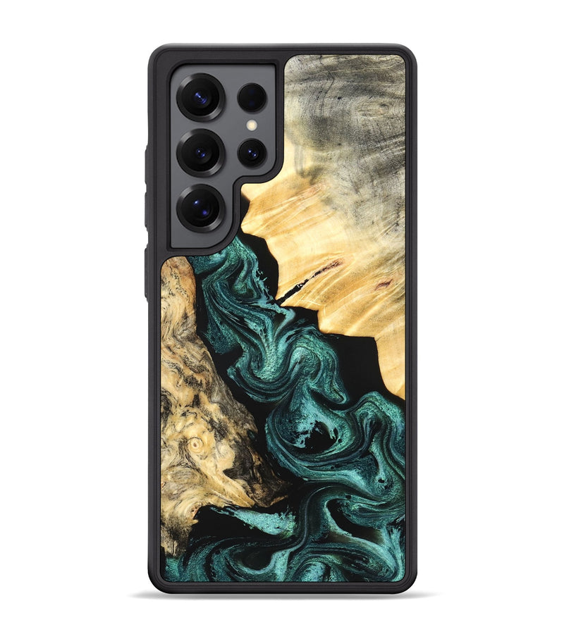 Galaxy S25 Ultra Wood Phone Case - Deann (Green, 827020)