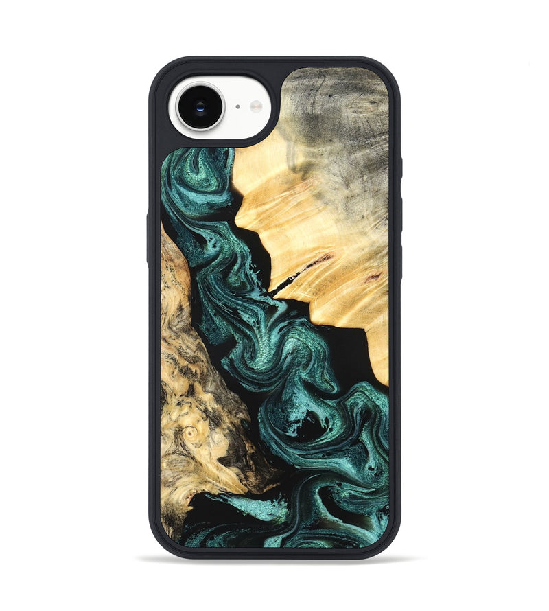 iPhone 17e Wood Phone Case - Deann (Green, 827020)
