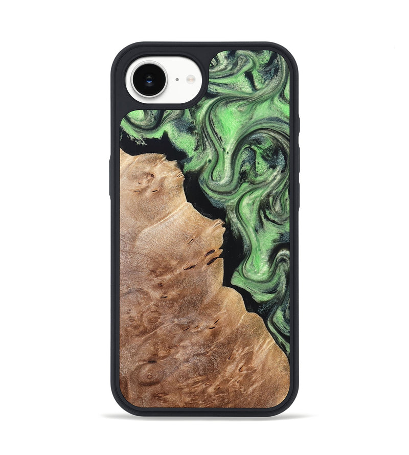 iPhone 16e Wood Phone Case - Stetson (Green, 827022)
