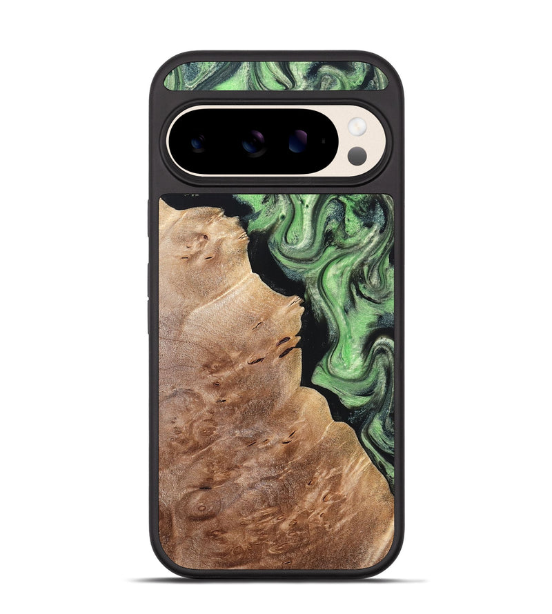 Pixel 10 Wood Phone Case - Stetson (Green, 827022)