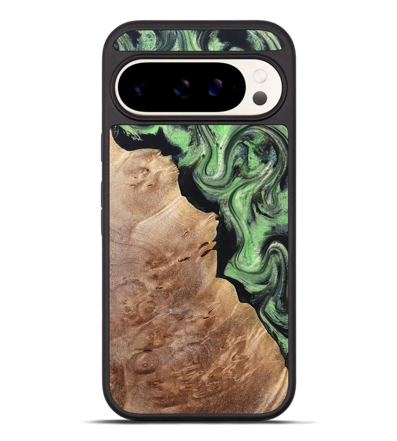 Pixel 10 Pro XL Wood Phone Case - Stetson (Green, 827022)