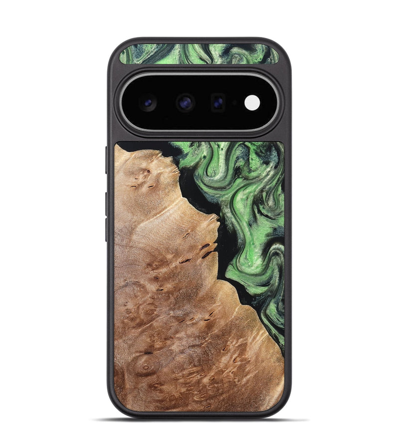Pixel 11 Wood Phone Case - Stetson (Green, 827022)