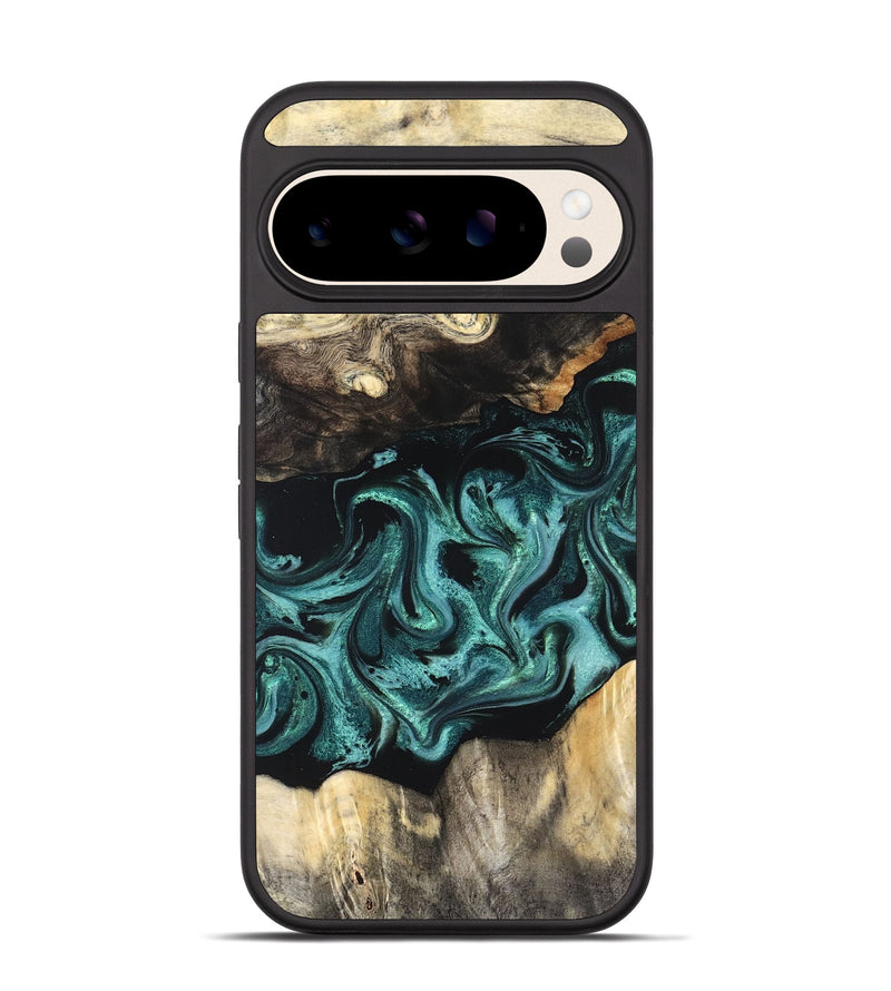 Pixel 10 Wood Phone Case - Tillie (Green, 827023)