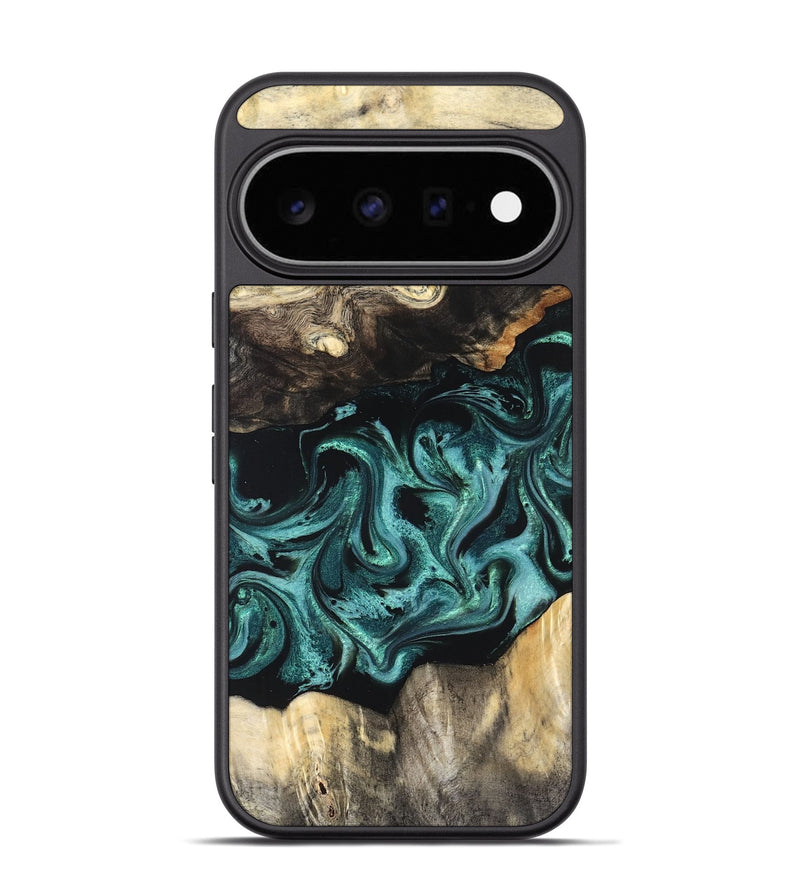 Pixel 11 Pro Wood Phone Case - Tillie (Green, 827023)