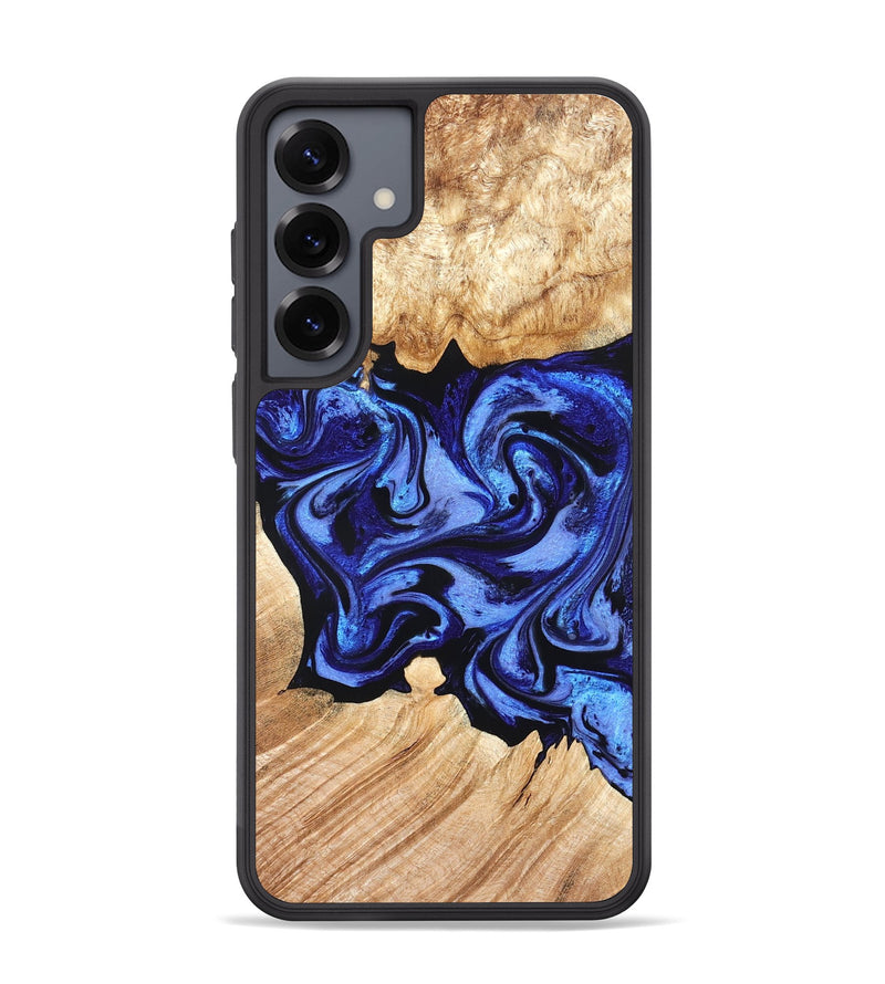 Galaxy S25 Plus Wood Phone Case - Cleta (Blue, 827025)