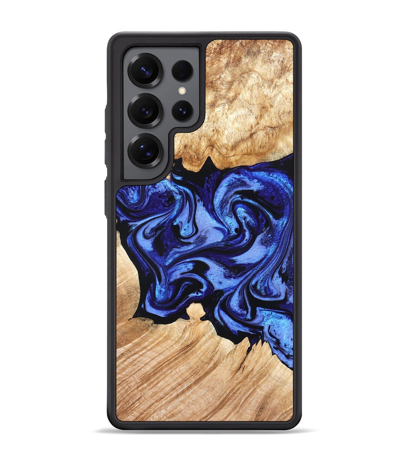 Galaxy S25 Ultra Wood Phone Case - Cleta (Blue, 827025)