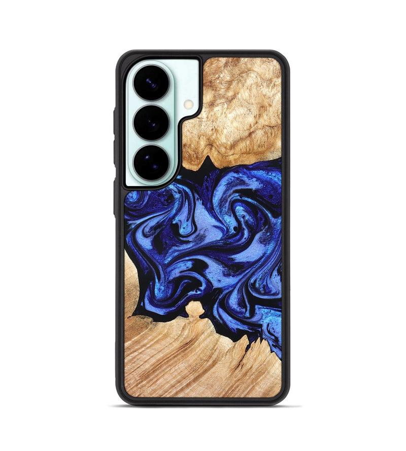 Galaxy S26 Wood Phone Case - Cleta (Blue, 827025)