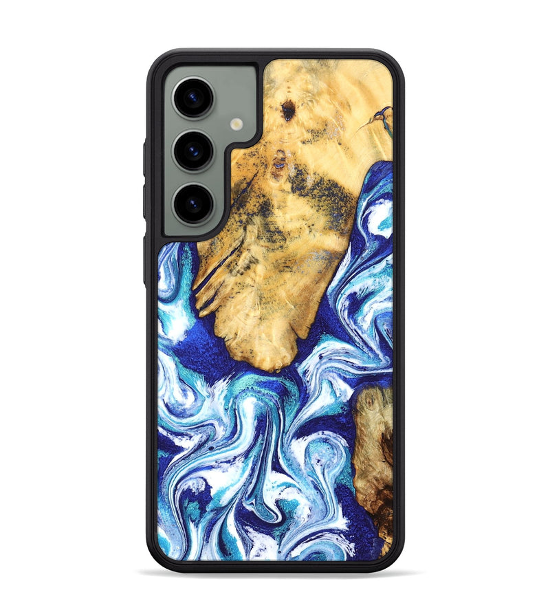 Galaxy S24 Plus Wood Phone Case - Trace (Blue, 827026)