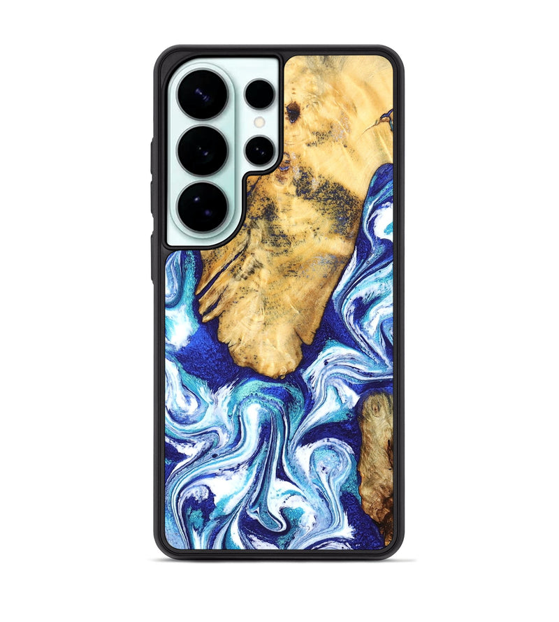 Galaxy S26 Ultra Wood Phone Case - Trace (Blue, 827026)