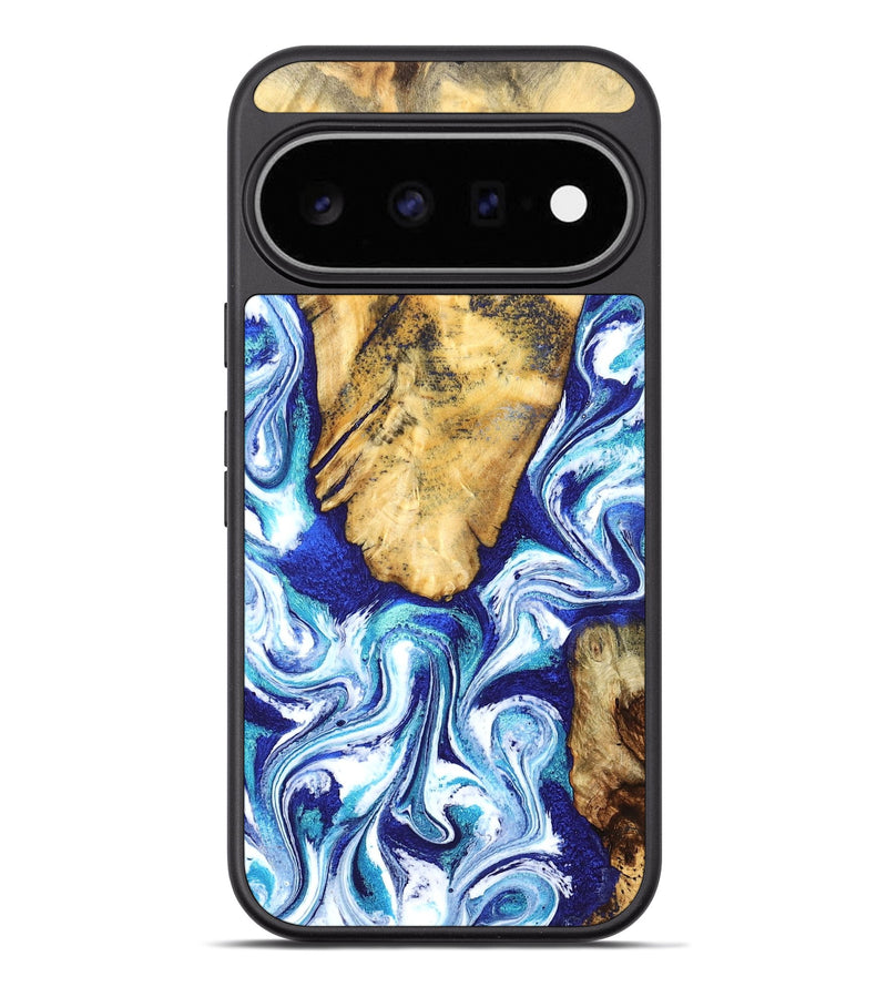 Pixel 11 Pro XL Wood Phone Case - Trace (Blue, 827026)