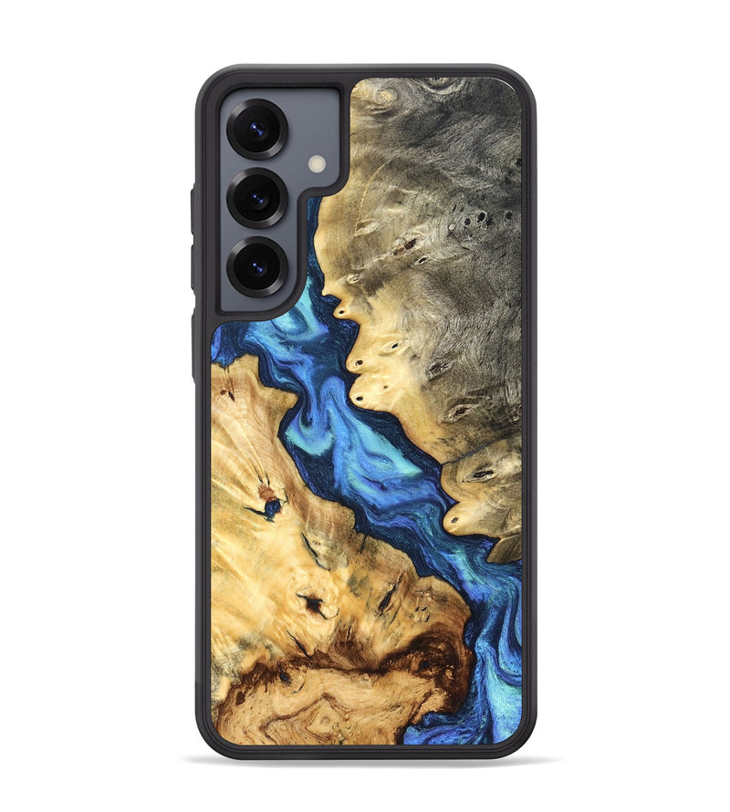 Galaxy S25 Plus Wood Phone Case - Kristen (Blue, 827027)